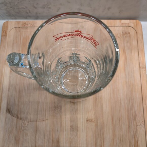 Budweiser Glass Beer Stein - Picture 2 of 5
